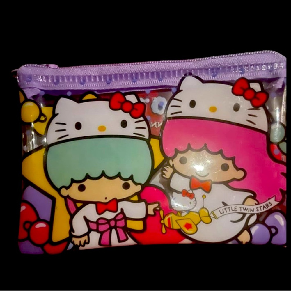 Sanrio Hello Kitty 50th Anniversary Little Twin Star Zippered Bag